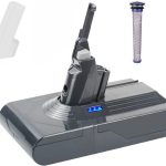باتری جارو شارژی دایسون Dyson برند LONG FIT مدل V8 ، ۶۵۰۰ میلی‌آمپر ساعت 21.6V