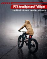 چراغ جلو و عقب دوچرخه قابل شارژ POSUGEAR - تصویر 2