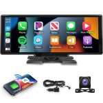 مانیتور 10.26 اینچ و دوربین ثبت وقایع خودرو وایرلس CarPlay و Android Auto | هوشمند، مدرن مدل RC29