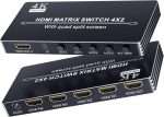 سوئیچ  اسپلیتر چند نمایشگره MATRIX 4K HDMI - سوئیچ ماتریسی 4x2 - Image 2