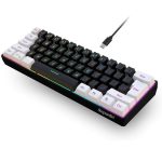 کیبورد گیمینگ مکانیکال سیمی SNPURDIRI مدل RGB V800