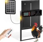 درب اتوماتیک مرغداری FABSTYL با پنل خورشیدی pfs-172c1درب هوشمند با سنسور نور و تایمر سایز بزرگ