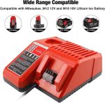 شارژر دوکاره Waitley M12 و M18 برای باتری میلواکی M18 و M12