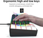 کیبورد گیمینگ مکانیکال سیمی SNPURDIRI مدل RGB V800 - تصویر 6