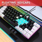 کیبورد گیمینگ مکانیکال سیمی SNPURDIRI مدل RGB V800 - تصویر 5