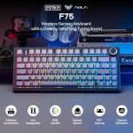 کیبورد مکانیکی بی‌سیم  AULA مدل F75PRO - تصویر 15