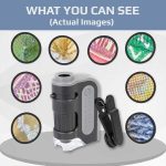 میکروسکوپ جیبی LED دار Carson MM-300 MicroBrite Plus با بزرگنمایی 60x تا 120x - Image 4