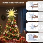 چراغ ستاره کریسمس سه بعدی 3D - تصویر 5