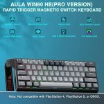کیبورد گیمینگ مکانیکی AULA WIN60 HE PRO سیمی - تصویر 6
