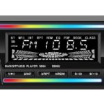 رادیو پخش کننده ماشین  mp3  مدل R2427 دارای 7 رنگ