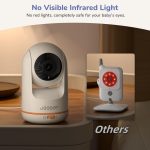 پیجر تصویری اتاق کودک مانیتور هوشمند وای فای برند jeeber مدل ‎VB805Pro - تصویر 7