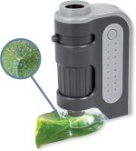 میکروسکوپ جیبی LED دار Carson MM-300 MicroBrite Plus با بزرگنمایی 60x تا 120x