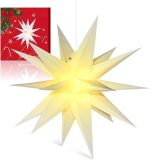 چراغ ستاره کریسمس سه بعدی 3D