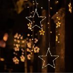 ستاره تزئینی پنجره LED نورانی JIAPEI بسته دو عددی - تصویر 5