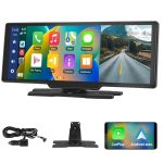 مانیتور 10.26 اینچ و دوربین ثبت وقایع خودرو وایرلس CarPlay و Android Auto | هوشمند، مدرن مدل RC29 - تصویر 8