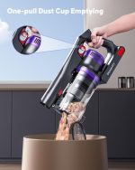 جارو شارژی عصاییPowerffy  مدل Knight 10 همراه فیلتر هپا - تصویر 3
