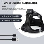 قلاده کتفی سگ FEYCIG  مدل TC3011 با چراغ LED قابل شارژ - تصویر 4