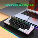 کیبورد گیمینگ مکانیکال سیمی SNPURDIRI مدل RGB V800 - تصویر 2
