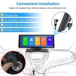 مانیتور 10.26 اینچ و دوربین ثبت وقایع خودرو وایرلس CarPlay و Android Auto | هوشمند، مدرن مدل RC29 - تصویر 9