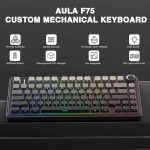 کیبورد مکانیکی بی‌سیم  AULA مدل F75PRO - تصویر 10
