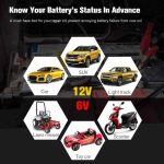 تستر باتری و دینام خودرو KONNWEI KW650 6V 12V - تصویر 3