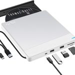 درایو سی دی ۴ در ۱ اکسترنال  NOLYTH  مدل CT09 برای مک با پورت های USB SD/TF/2