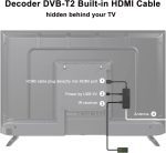 گیرنده دیجیتال تلویزیون برند Dcolor 2024 – گیرنده DVB-T2 HDMI TV Stick، صدای دالبی HD 1080P H265 HEVC Main 10 Bit، پشتیبانی از USB WiFi/PVR - تصویر 2