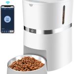 ظرف غذا 4 لیتری اتوماتیک گربه و سگ WellToBe با قابلیت اتصال به وای فای و کنترل از طریق اپلیکیشن