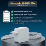 شارژر ۶۵ واتی USB-C سازگار با مک‌بوک ایر - Image 3