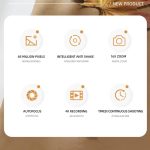 دوربین دیجیتال 4K و 48 مگاپیکسلی، دوربین فیلمبرداری با فوکوس خودکار تطبیقی ​​​​AF با بزرگنمایی دیجیتال 16 برابر، صفحه نمایش 2.8 اینچی، حافظه داخلی 32 گیگابایت، باتری 1000 میلی آمپر ساعتی (خاکستری مشکی) - تصویر 2