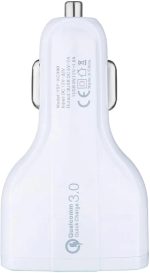شارژر3 پورت فندکی ماشین ZNZN، آداپتور سریع QC 3.0 3 پورت USB 5 V/3.5A - تصویر 3