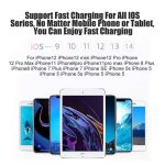 شارژر آیفون ۱۲ واتی همراه با کابل 1 متری USB به لایتینگ - تصویر 6