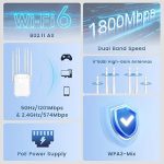 روتر و تقویت‌کننده سیگنال وای‌فای فضای باز AX1800 با برد بلند برند JIFGAO وای‌فای ۶ - Image 13