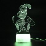 چراغ خواب سه بعدی LED طرح مرد عنکبوتی USB + کنترل RGB - تصویر 4