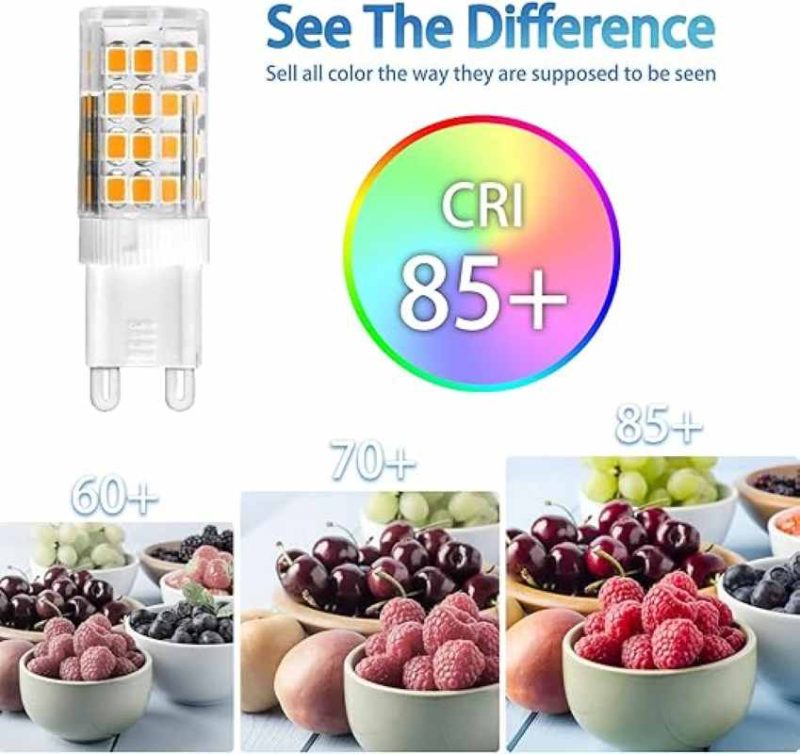 لامپ‌های LED G9 برند VLIO سفید خنک 5 وات بسته 10 عددی معادل لامپ‌های هالوژن 40 وات،vlio g9 -32smdمدل - تصویر 4