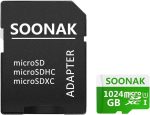 کارت حافظه یک ترابایت میکرو SOONAK با سرعت بالا کلاس 10، ظرفیت‌های 1024 گیگابایت به همراه آداپتور SD - Image 4