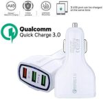شارژر3 پورت فندکی ماشین ZNZN، آداپتور سریع QC 3.0 3 پورت USB 5 V/3.5A - تصویر 4