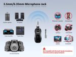 میکروفون هدست بی‌سیم KIMAFUN  مدل km-G70 - تصویر 5