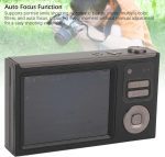 دوربین دیجیتال 4K و 48 مگاپیکسلی، دوربین فیلمبرداری با فوکوس خودکار تطبیقی ​​​​AF با بزرگنمایی دیجیتال 16 برابر، صفحه نمایش 2.8 اینچی، حافظه داخلی 32 گیگابایت، باتری 1000 میلی آمپر ساعتی (خاکستری مشکی) - تصویر 4