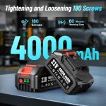 پیچ‌گوشتی شارژی Seesii  مدل QH220 با حداکثر گشتاور 220 نیوتن‌متر 21 ولت - Image 5