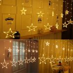 چراغ‌های ستاره‌ای MANSAA M40   پک 6 عدد LED ستاره‌ای بزرگ و 6 عدد LED ستاره‌ای کوچک - تصویر 7
