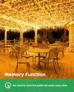 چراغ‌ ریسه ای LED با 240 عدد چراغ  برند ECONOUR   - تصویر 5