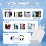 شارژر 25 واتی USB-C به لایتینگ کابل شارژ ۲ متری - تصویر 11