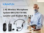 میکروفون هدست بی‌سیم KIMAFUN  مدل km-G70 - تصویر 6