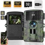 دوربین حیات وحش Lutranstra PR5000-WF ، با کیفیت 4K، وای فای 60 مگاپیکسلی