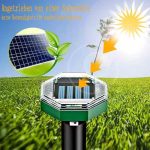 دفع کننده اولتراسونیک حیوانات و پرندگان خورشیدی ALOONEN مدل NFHD88DV بسته 7 عددی - تصویر 6