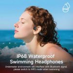 هدفون استخوانی ضد آب X27 مدل IFECCO مخصوص شنا – IP68 با بلوتوث 6.0، با 8G MP3 برای دویدن، دوچرخه سواری و ورزش - Image 7