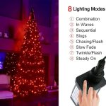 چراغ‌ ریسه ای 220 LED برند EPESL  طول 25 متر حافظه، 8 حالت اتصال از ابتدا تا انتها - تصویر 4
