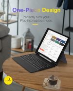 کیف کیبورد بلوتوث IVSO برای آیپد پرو ۱۲.۹ اینچی ۲۰۱۷ (QWERTZ) - کیف/کیبورد و پایه - تصویر 7