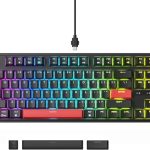 کیبورد مکانیکی سیمی Keychron C3 Pro با طرح‌بندی ISO UK و 87 کلید